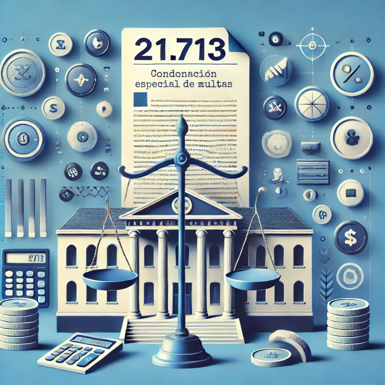Condonación Especial de Multas Ley 21.713