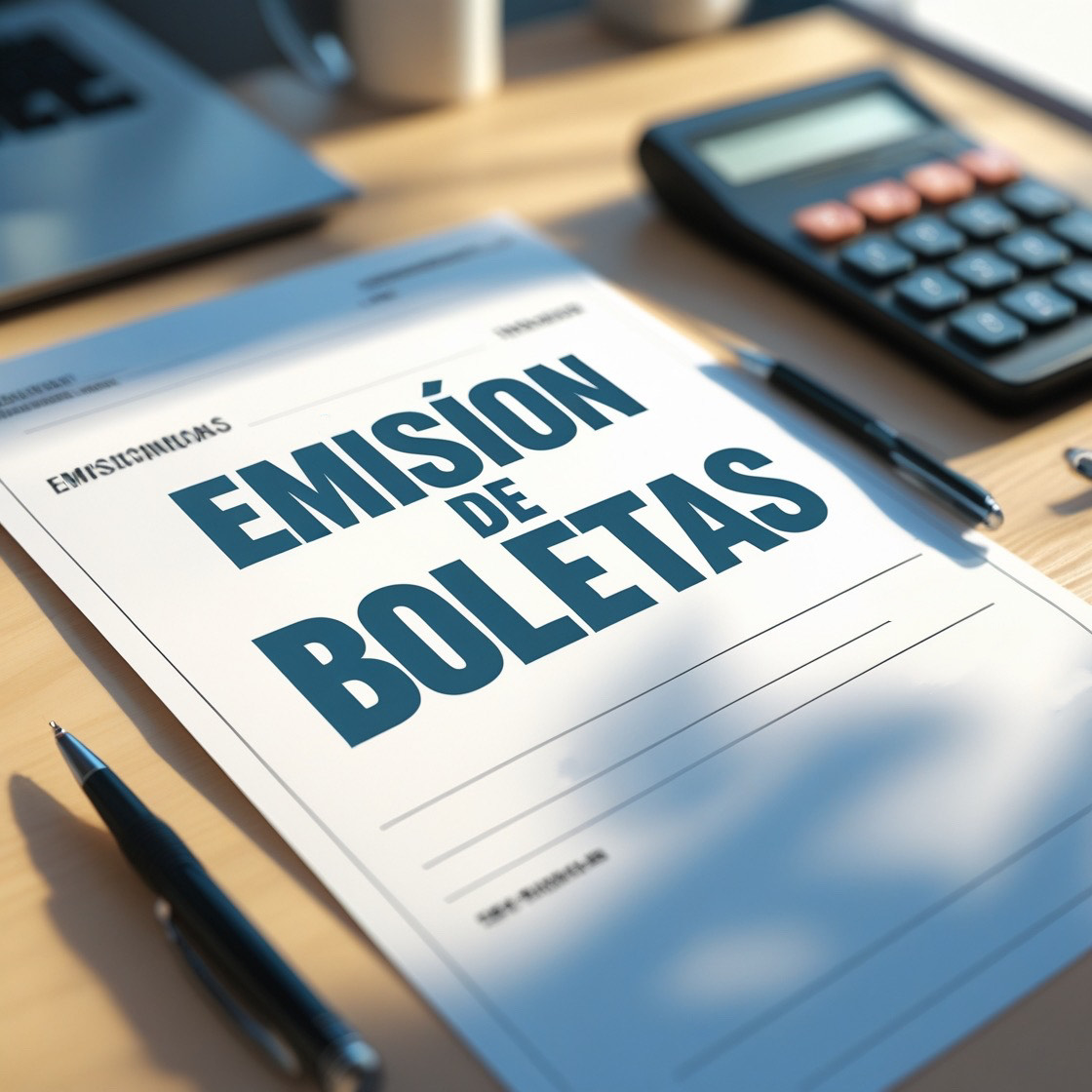 Emisión de boletas