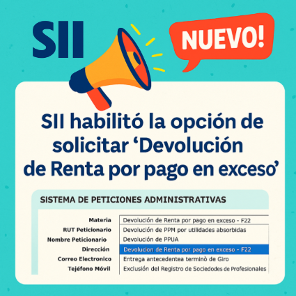 Nuevo en el SII