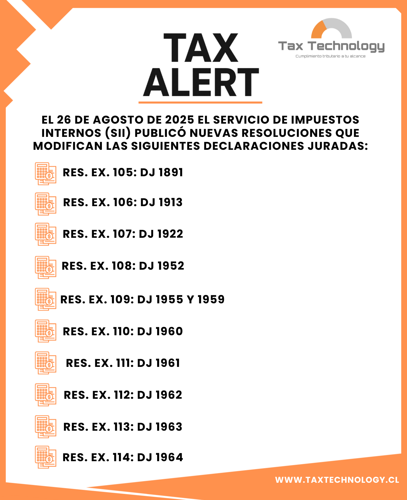 Modificación de Declaraciones Juradas (A.T. 2025)