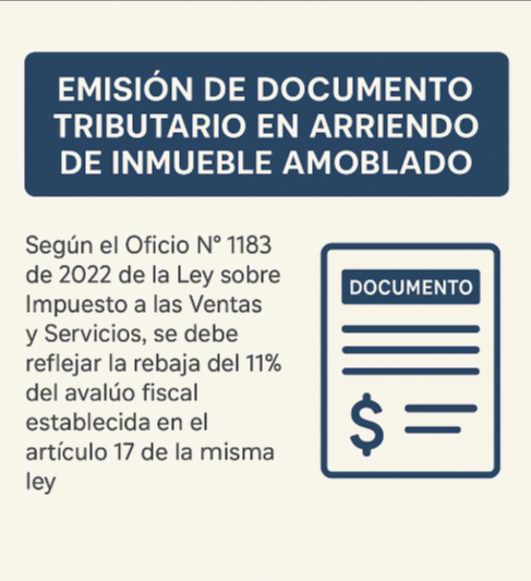 SII aclara emisión de documentos tributarios en arriendo de inmuebles amoblados